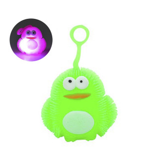 Игрушка-антистресс ежик "Пингвин" MS 3575(Green) мигает, 7 см