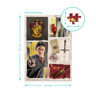 Пазл классический "Harry Potter. Гриффиндор" 200493, 150 элементов