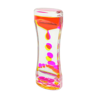 Песочные часы XX-3(Yellow) желтый, с гелевой жидкостью, 13,5 см