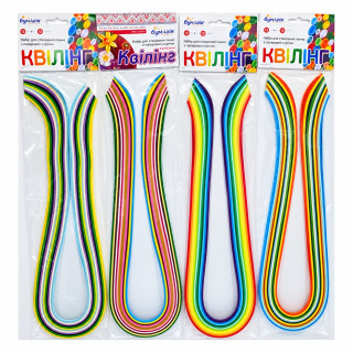 Набір для квілінгу МІХ Kvil-miks-3mm-70cm 3мм х70 см, 12 кольорів по 12 стрічок