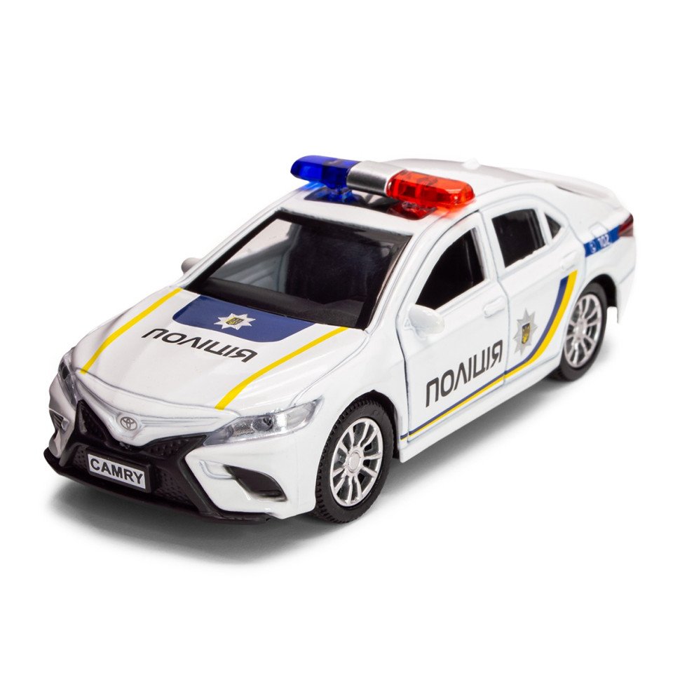 Автомодель детская Toyota Camry Полиция TechnoDrive KM250416 масштаб 1:43 опт, дропшиппинг