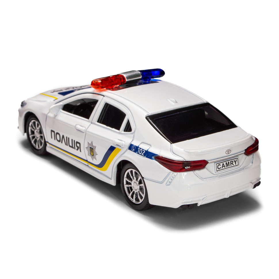 Автомодель детская Toyota Camry Полиция TechnoDrive KM250416 масштаб 1:43 опт, дропшиппинг