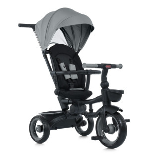 Детский трехколесный велосипед MT 1038 Grey, с родительской ручкой