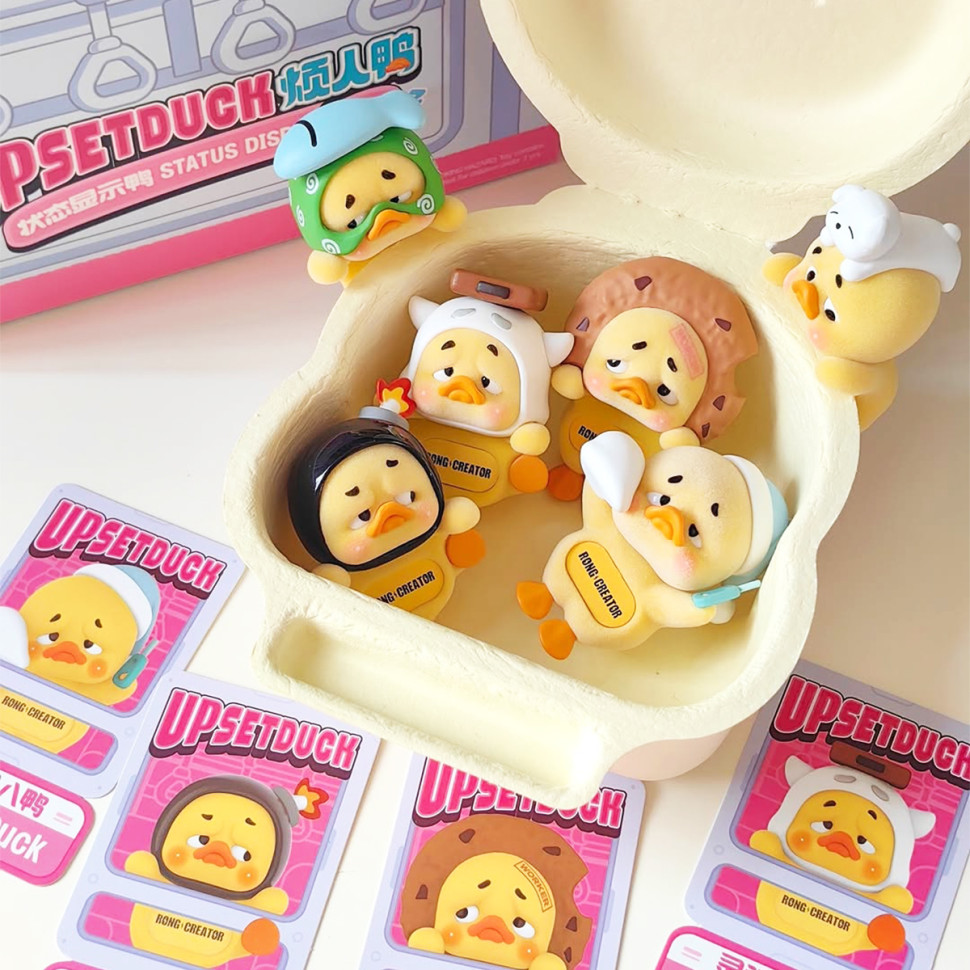 Коллекционная фигурка Особенный муд Pop Top AP17183808900C 11983toys серии Upset Duck опт, дропшиппинг