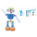Конструктор детский Build&Play "Робот" Keedo J-7709, 59 элемента опт, дропшиппинг