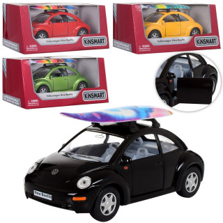 Машинка металева Volkswagen New Beetle Kinsmart KT5028WS 1:32 інерційна 
