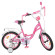 Велосипед дитячий PROF1 Y1821 18 дюймів, рожевий - гурт(опт), дропшиппінг 