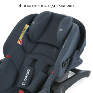 Дитяче автокрісло i-KEEP ME 1186 Melange Rock Gray