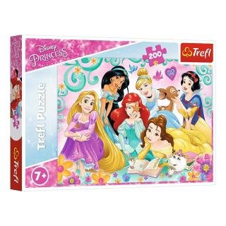 Пазлы "Счастливый мир Принцессы" / Дисней: Принцессы Trefl 13268, 200 элементов