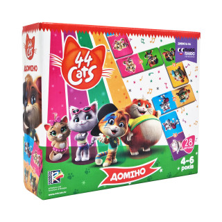 Детская игра настольная Домино. 44 Cats VT8055-14 на укр. языке
