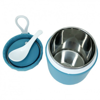 Ланчбокс с ложкой MGZ-0122(Blue) 430 мл