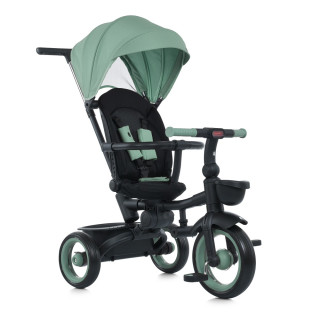 Детский трехколесный велосипед MT 1038 Mint grey, с родительской ручкой