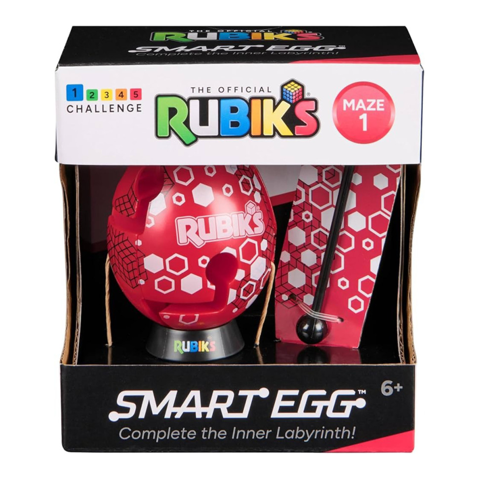 Развивающая Головоломка Смарт-яйцо Rubik's 6071681(Red) палочка, подставка опт, дропшиппинг