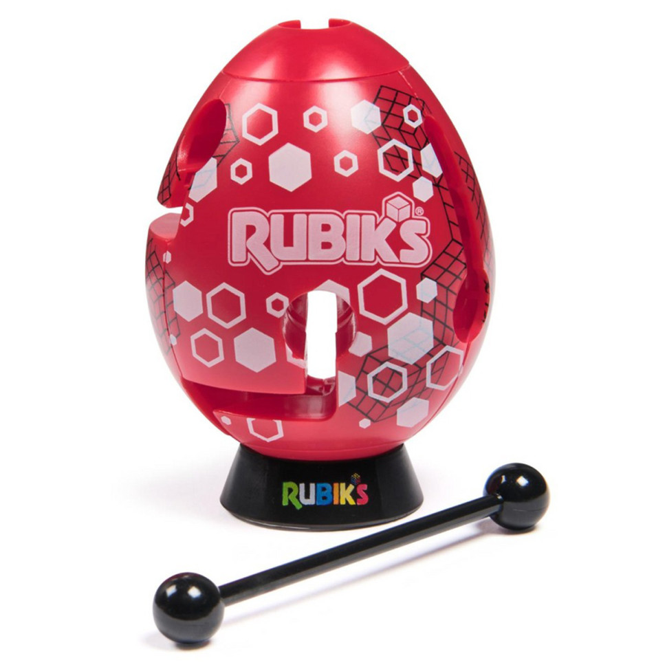 Развивающая Головоломка Смарт-яйцо Rubik's 6071681(Red) палочка, подставка опт, дропшиппинг