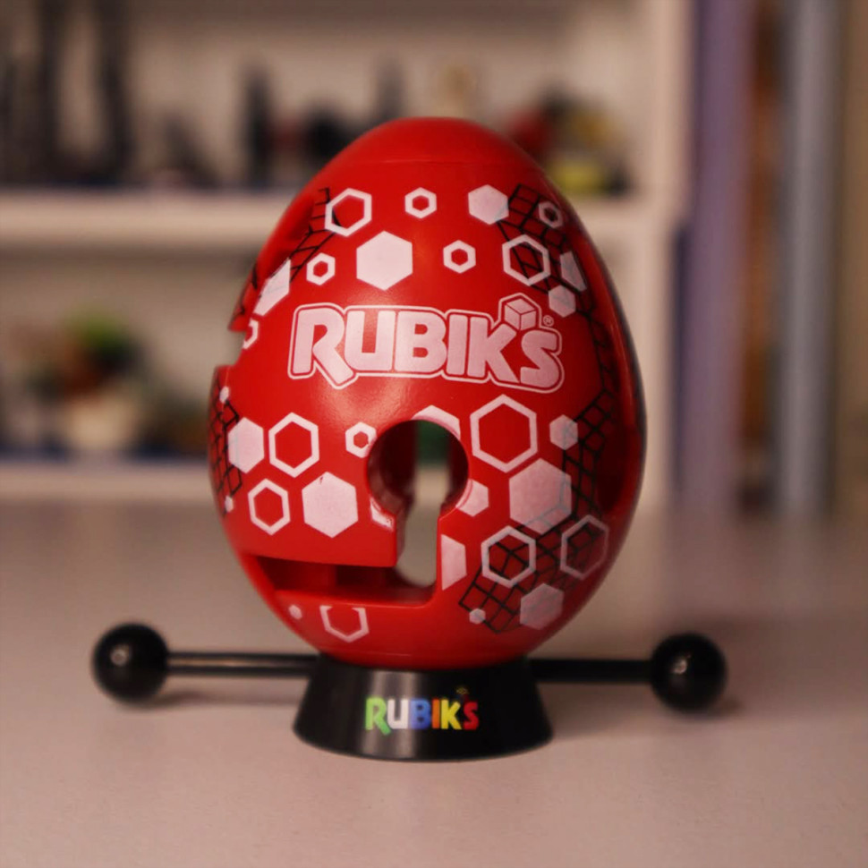 Развивающая Головоломка Смарт-яйцо Rubik's 6071681(Red) палочка, подставка опт, дропшиппинг