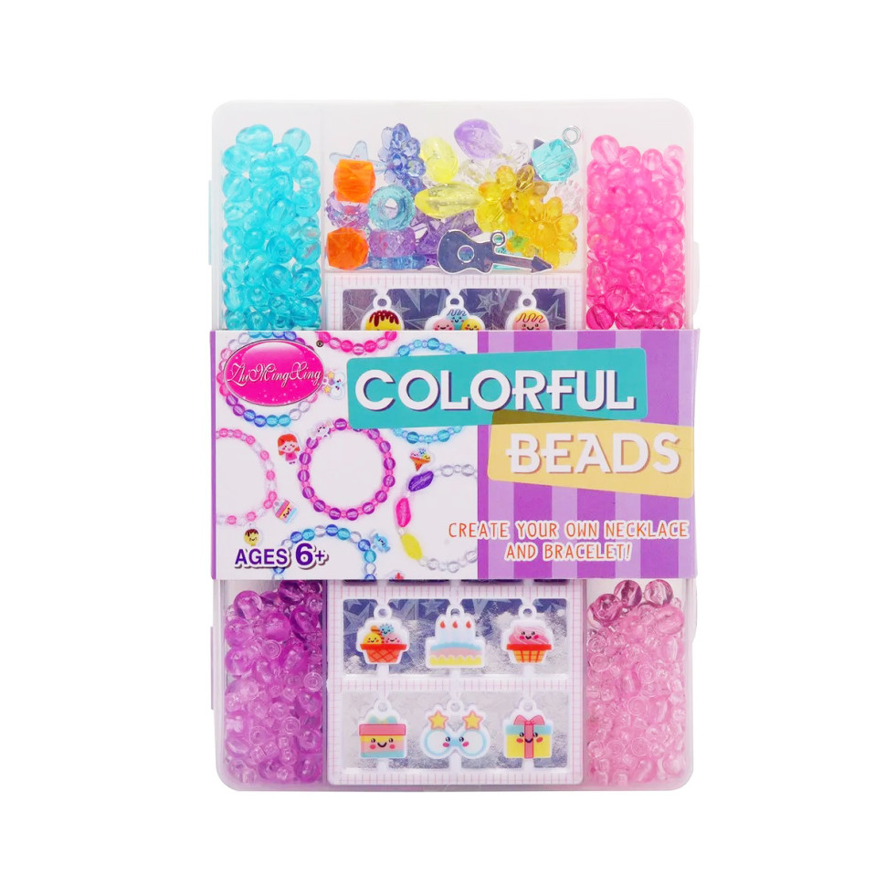 Набор для создания украшений Colorful Beads 11538 бусины, декоративные элементы опт, дропшиппинг