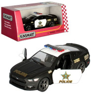 Машинка металлическая инерционная Ford Mustang GT Police Kinsmart KT5386WP  1:38 