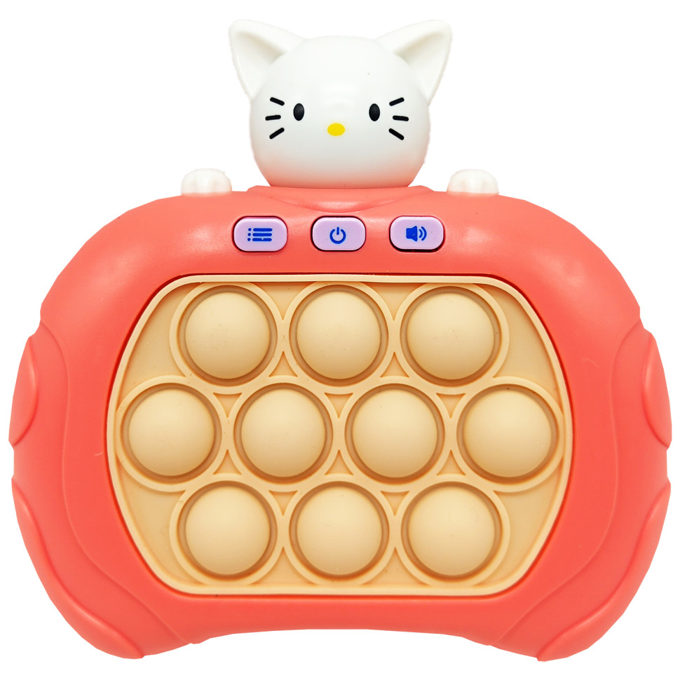 Электронная приставка Pop It консоль Quick Push Puzzle Game Fast 01-06-04(Red) антистресс опт, дропшиппинг