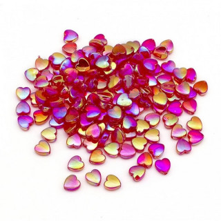 Декоративные бусинки для творчества Сердца Dom Busin УТ100029498 в упаковке 130 шт