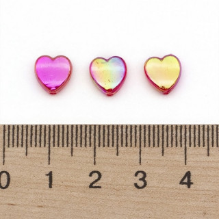 Декоративные бусинки для творчества Сердца Dom Busin УТ100029498 в упаковке 130 шт