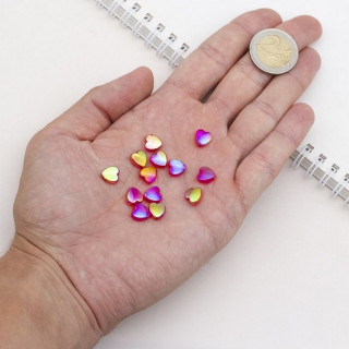 Декоративные бусинки для творчества Сердца Dom Busin УТ100029498 в упаковке 130 шт