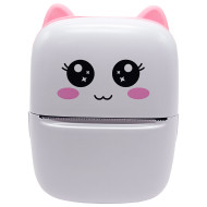 Портативный детский мини-принтер "Котик" X5(Pink)