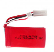 Аккумулятор для катера на радиоуправлении FT009 Hot RC Li-Po 2800mAh 7.4V
