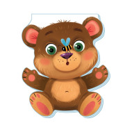 Детская книжка "Забавные лапки: Медвежонок" Ранок 340015 на украинском языке
