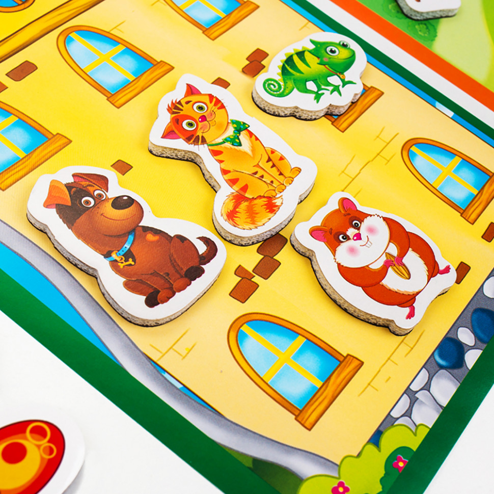 Детская развивающая настольная игра 