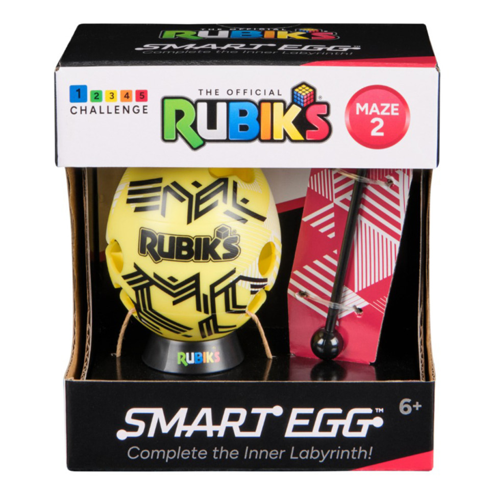 Розвиваюча Головоломка Смарт-яйце Rubik's 6071681(Yellow) паличка, підставка - гурт(опт), дропшиппінг