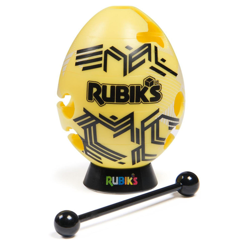 Розвиваюча Головоломка Смарт-яйце Rubik's 6071681(Yellow) паличка, підставка - гурт(опт), дропшиппінг