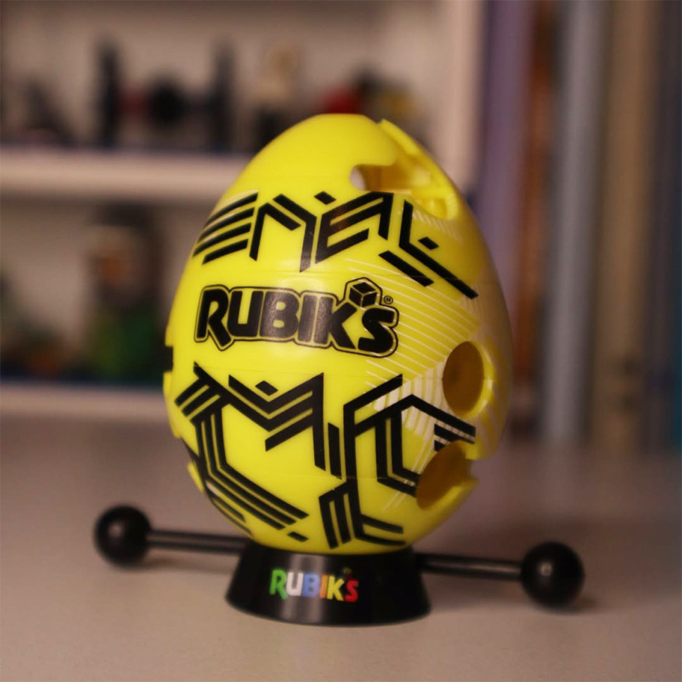 Розвиваюча Головоломка Смарт-яйце Rubik's 6071681(Yellow) паличка, підставка - гурт(опт), дропшиппінг