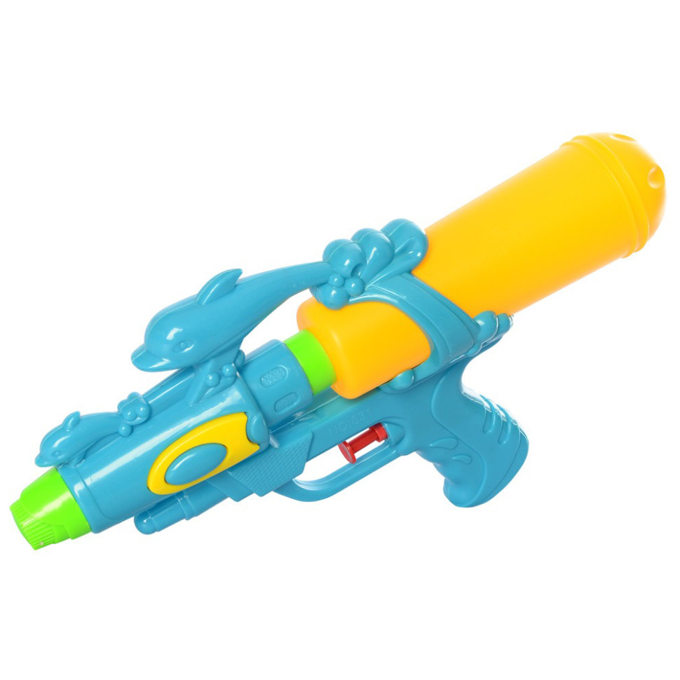 Детский водяной пистолет MR 0293(Blue-Yellow) размер средний 27 см опт, дропшиппинг