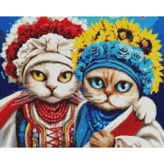 Алмазная мозаика "Лапка поддержки" ©Марианна Пащук DBS1056, 40x50 см