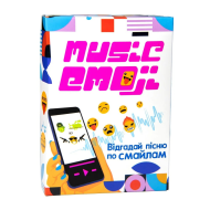 Настольная карточная игра "Music Emoji" Strateg 30249 на украинском языке