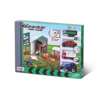 Детский игрушечный набор "Ферма" MAISTO 12572 серии Mini Work Machines