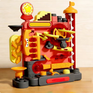 Детская развивающая игра "Вертикальная 3D трасса" 216-2Y 6 шариков
