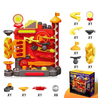 Детская развивающая игра "Вертикальная 3D трасса" 216-2Y 6 шариков
