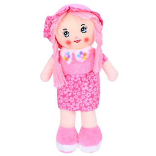 Детская игровая кукла FG240408152A-1(Pink) 38 см, мягконабивная, петелька