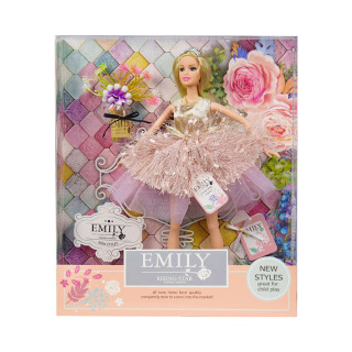 Кукла Emily QJ077B с букетом и аксессуарами   