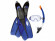 Набір для підводного плавання Bestway 25021 маска, ласти, трубка  - гурт(опт), дропшиппінг 