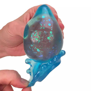 Игрушка-антистресс Капля релакса NeeDoh DRDND(Blue) с подставкой