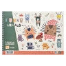 Альбом для малювання Funny animals АП-0308-9, 20 аркушів, 100 г/м2 - гурт(опт), дропшиппінг 