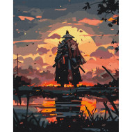 Картина по номерам "Миссия самурая" BS53819, 40х50 см