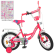 Велосипед дитячий PROF1 Y14302N 14 дюймів, малиновий - гурт(опт), дропшиппінг 