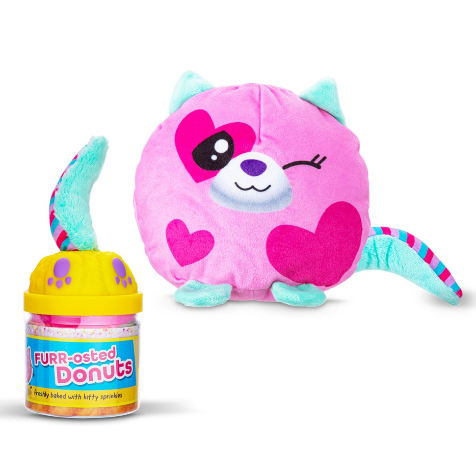 Мягкая игрушка Котик в банке MINI W4 MISFITTENS 03948(W4) в ассортименте опт, дропшиппинг