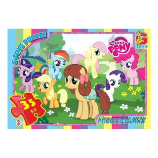 Пазлы детские "My little PONY" MLP024, 35 элементов                                          