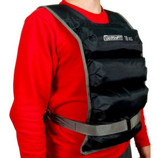 Жилет утяжелительный EasyFit EF-VST-18 черный, 18 кг