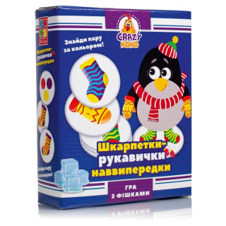 Игра настольная "Носочки-перчатки" Vladi Toys VT8025-05 укр