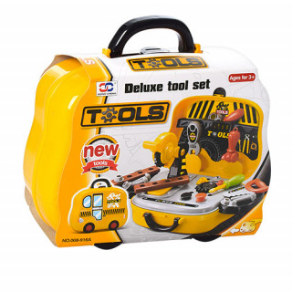 Детский игровой набор инструментов 008-916A в чемодане